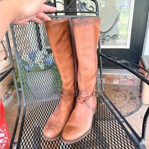 Frye Melissa Belted Tall Boot